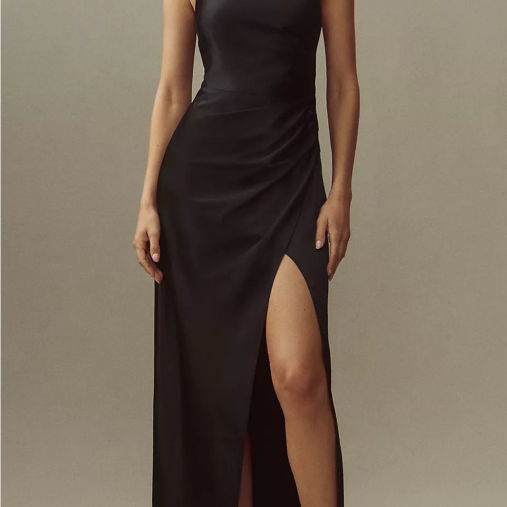 BHLDN Black Bridesmaid Dress